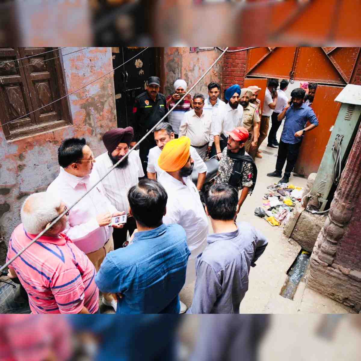 Mission Clean Punjab Amritsar Night Cleaning Inspection