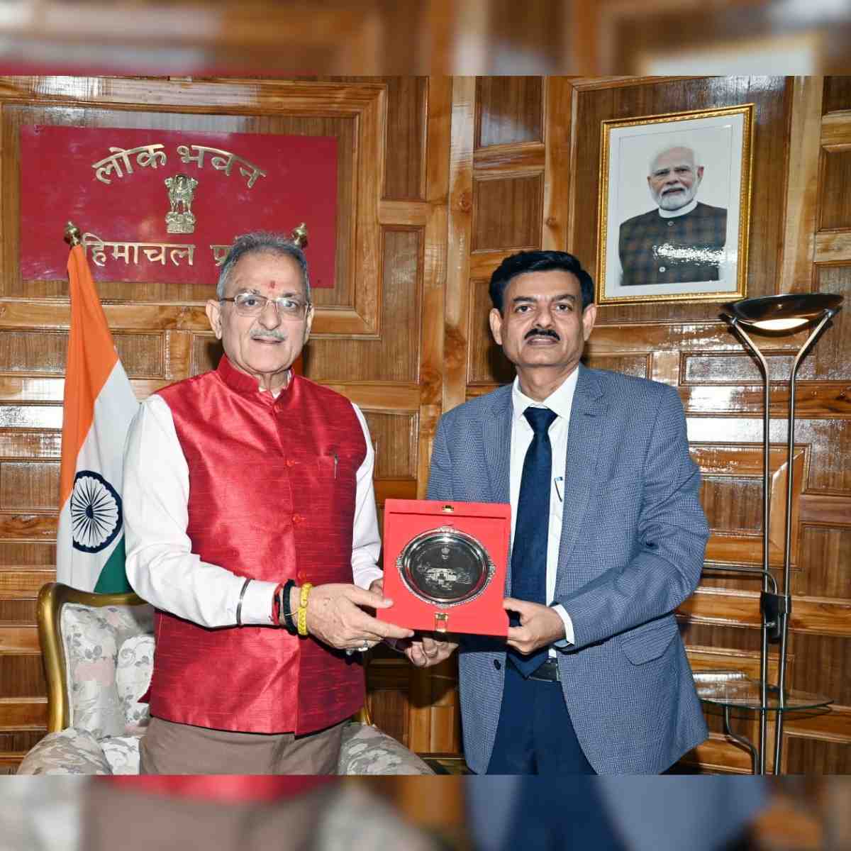 National Academy DG Meets Governor Kavinder Gupta