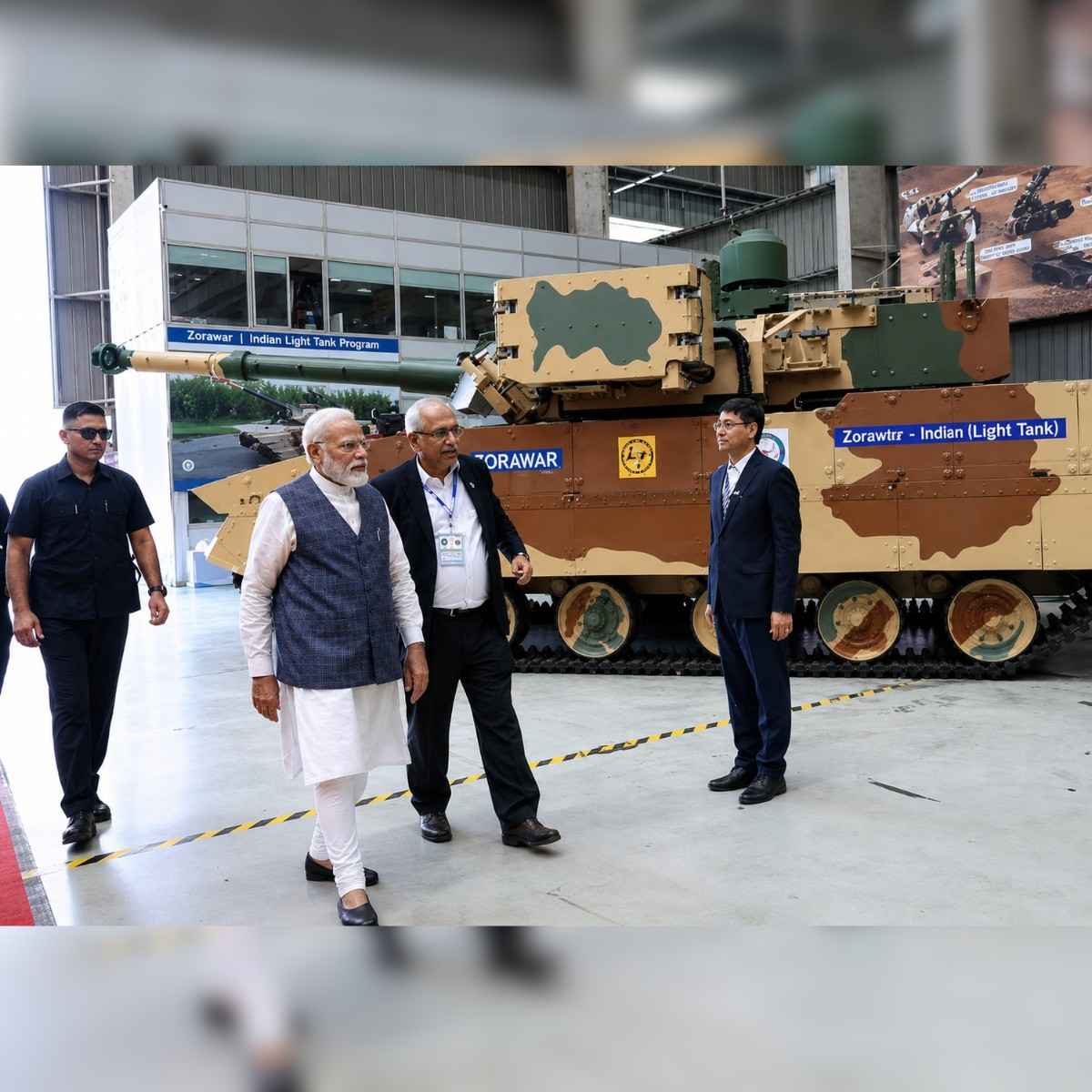 PM Modi Inspects L&T Defence Complex in Surat Visit