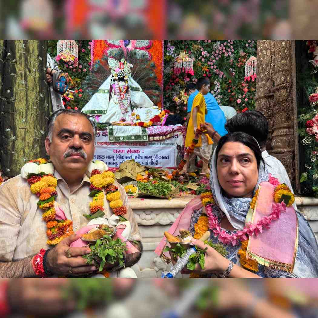 Tarun Chugh’s Spiritual Visit to Vrindavan for PM Modi