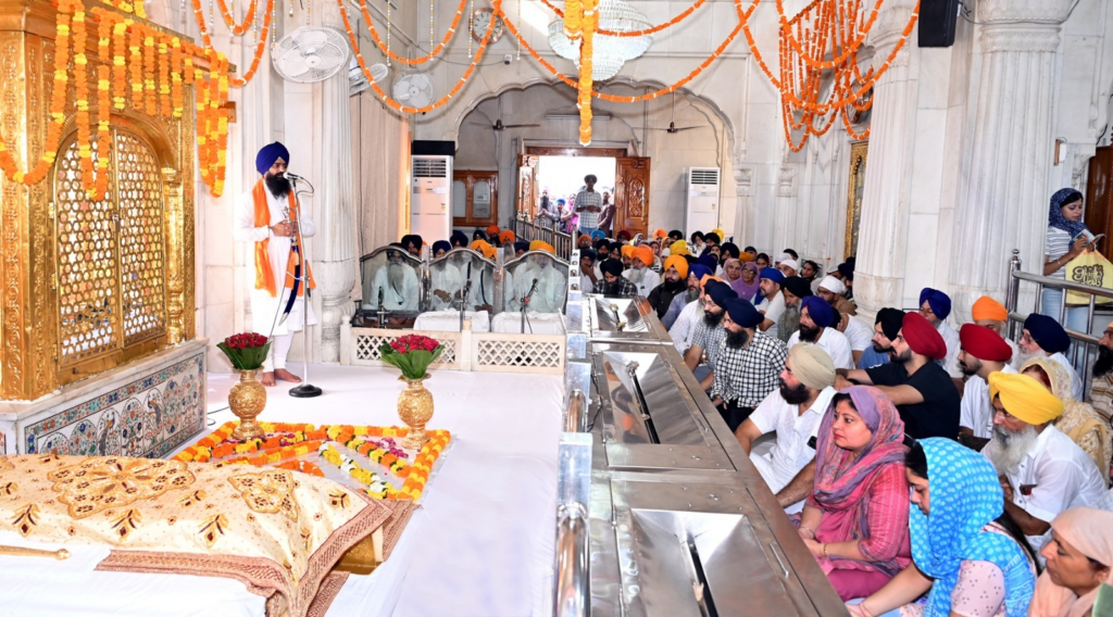 Guru Hargobind Sahib Prakash Purab Celebrated at Akal Takht