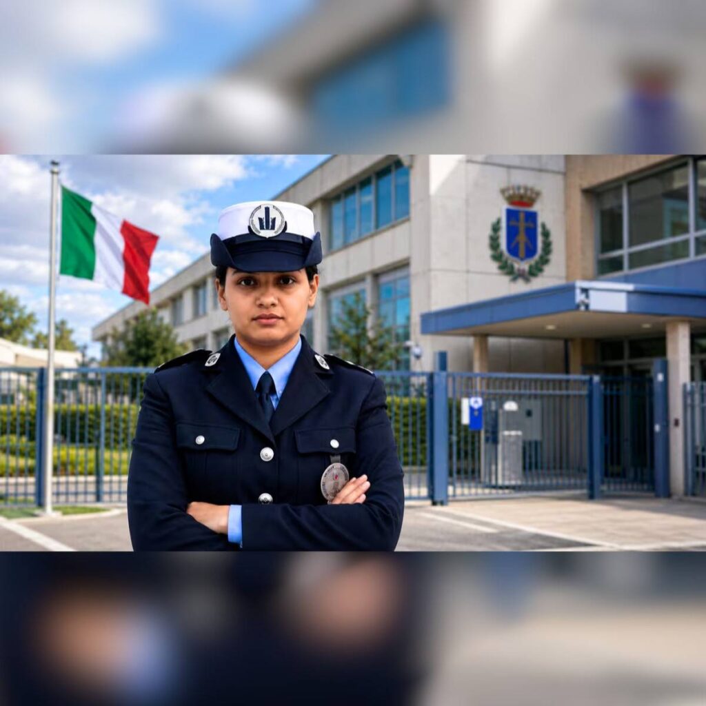 Harpreet Kaur Joins Italy Police in San Bonifacio