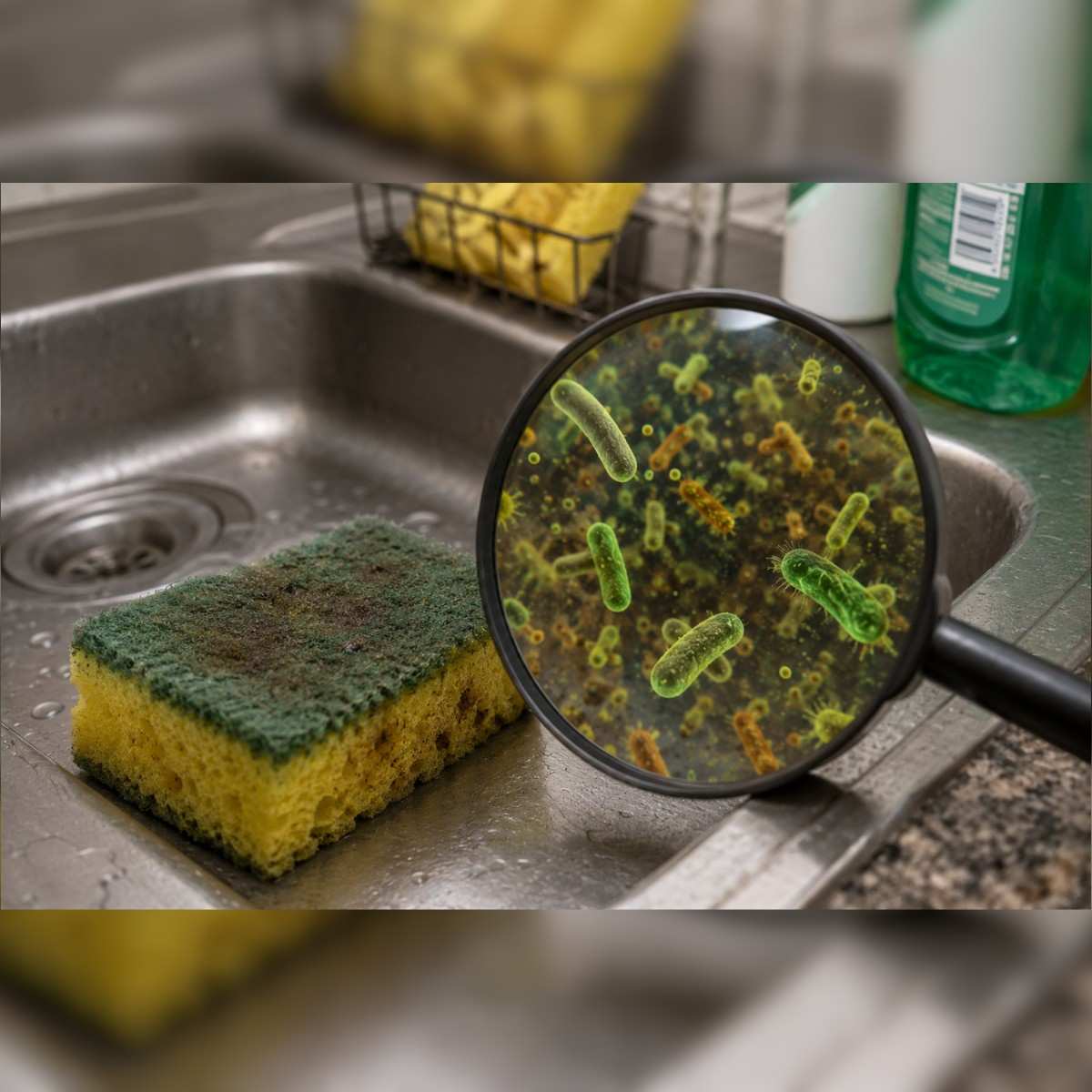 Kitchen Sponge Hygiene Experts Warn About Bacteria Risk