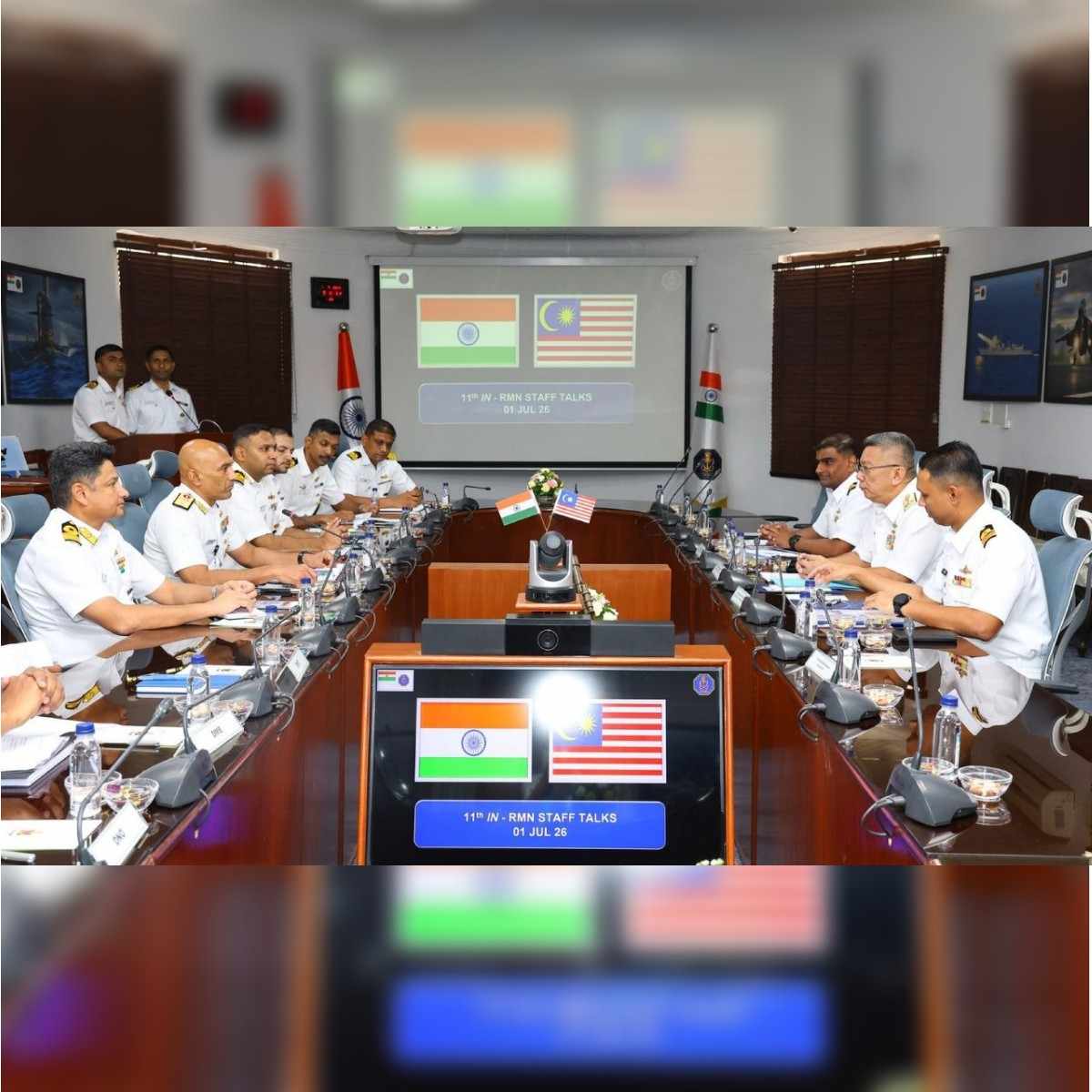 Maritime Security in IOR India, Malaysia Hold Naval Talks